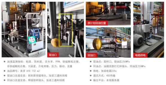 燃機控制油凈化裝置油液監測安裝